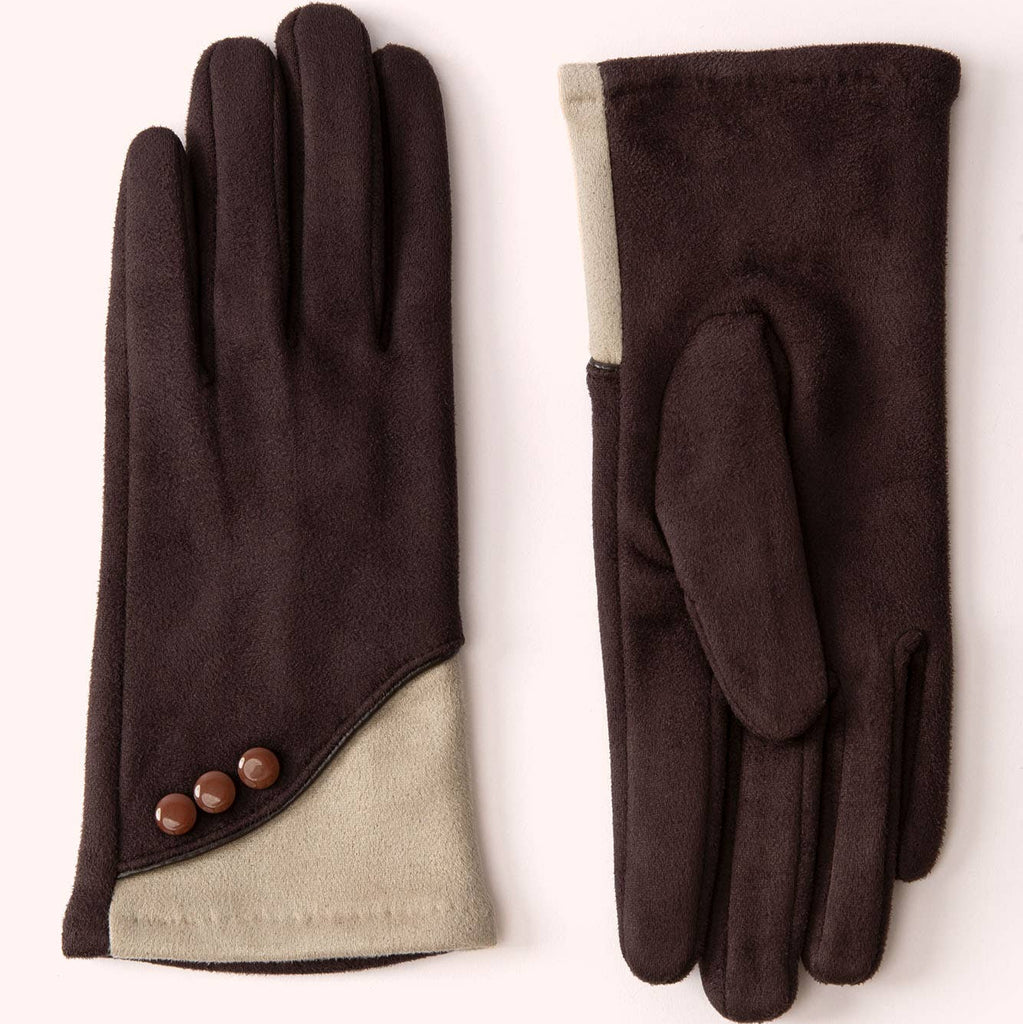 Rowan Gloves - Chocolate & Cream - Freshie & Zero Studio Shop