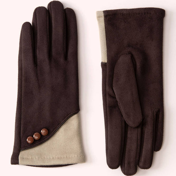 Rowan Gloves - Chocolate & Cream - Freshie & Zero Studio Shop
