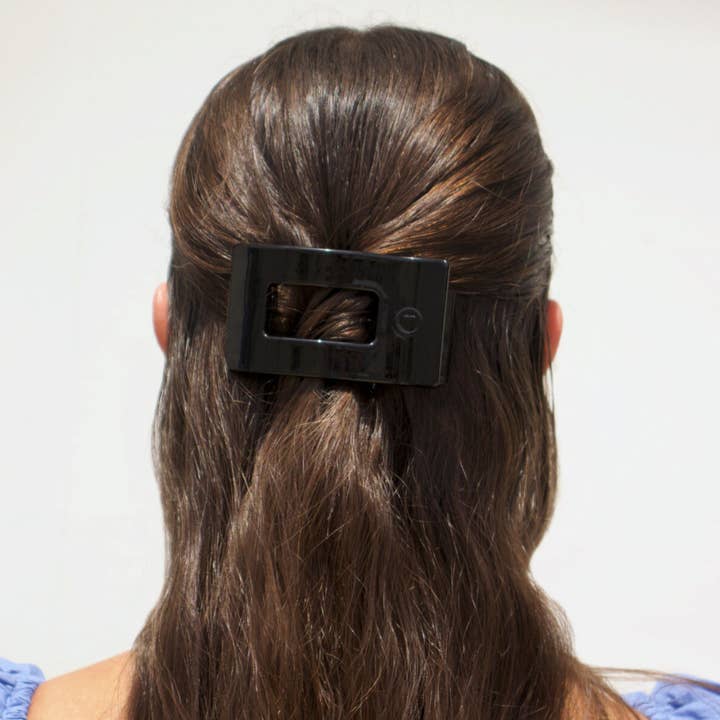 Teleties Small Flat Rectangle Hair Clip - Freshie & Zero Studio Shop