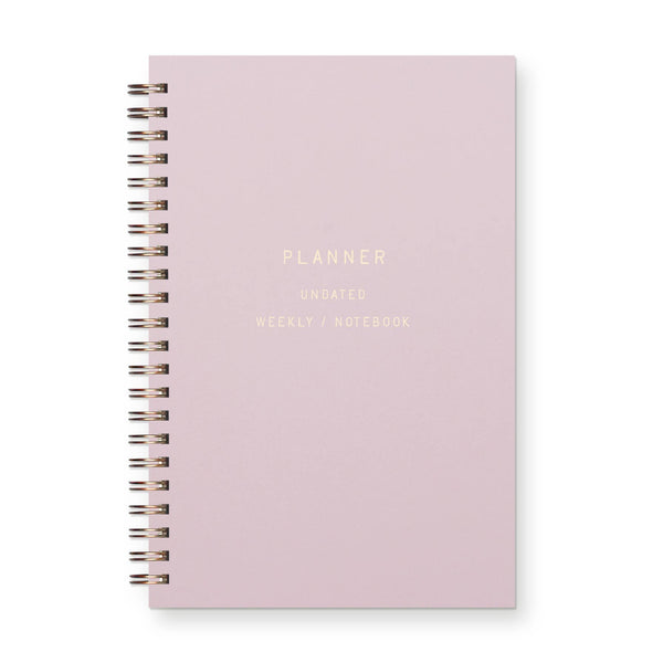 Lilac Undated Weekly Planner Journal - Freshie & Zero Studio Shop