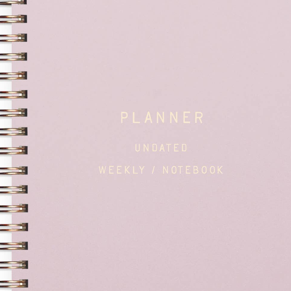 Lilac Undated Weekly Planner Journal - Freshie & Zero Studio Shop