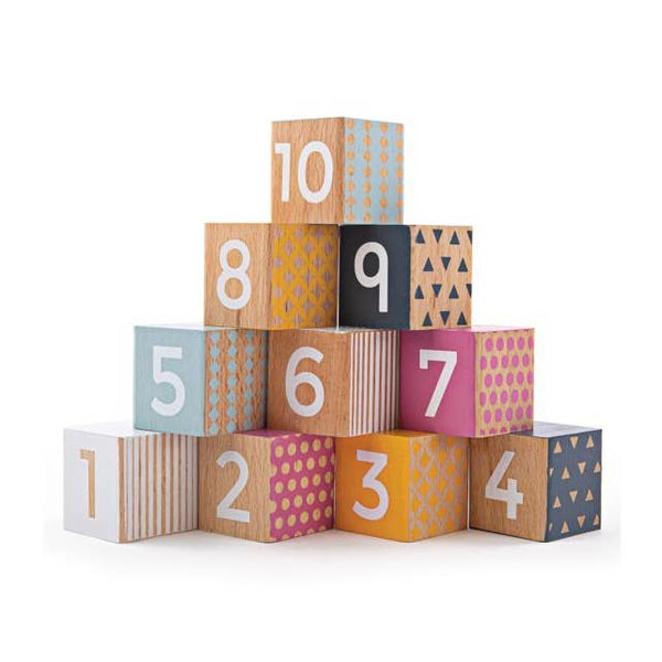 Wooden Number Blocks - Freshie & Zero Studio Shop