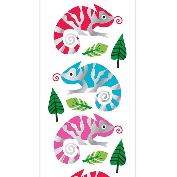 Glittery Chameleon Sticker Sheet by Pipsticks - Freshie & Zero Studio Shop