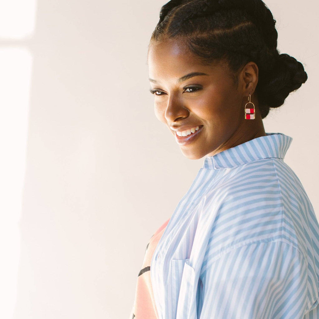 In Stitches Earrings | 2 Styles - Freshie & Zero Studio Shop