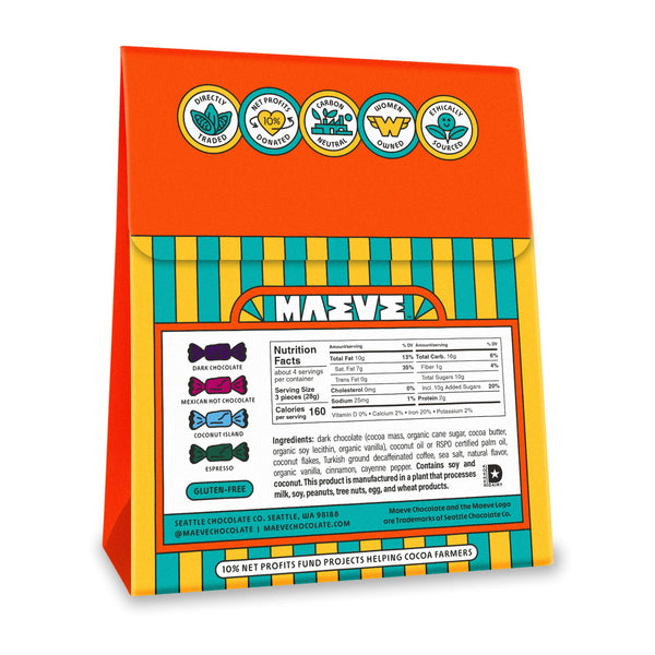 Dark Chocolate Medley Bonbon Box - 4oz - Freshie & Zero Studio Shop