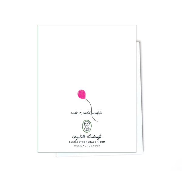 Balloons Congratulations Greeting Card - Freshie & Zero Studio Shop