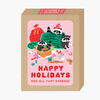 Boxed Pink Raccoons Holiday Cards - Set of 8 - Freshie & Zero Studio Shop