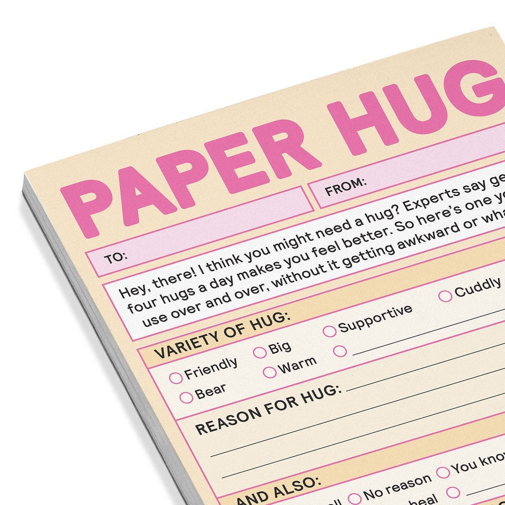 Paper Hug Fill-In Notepad - Freshie & Zero Studio Shop