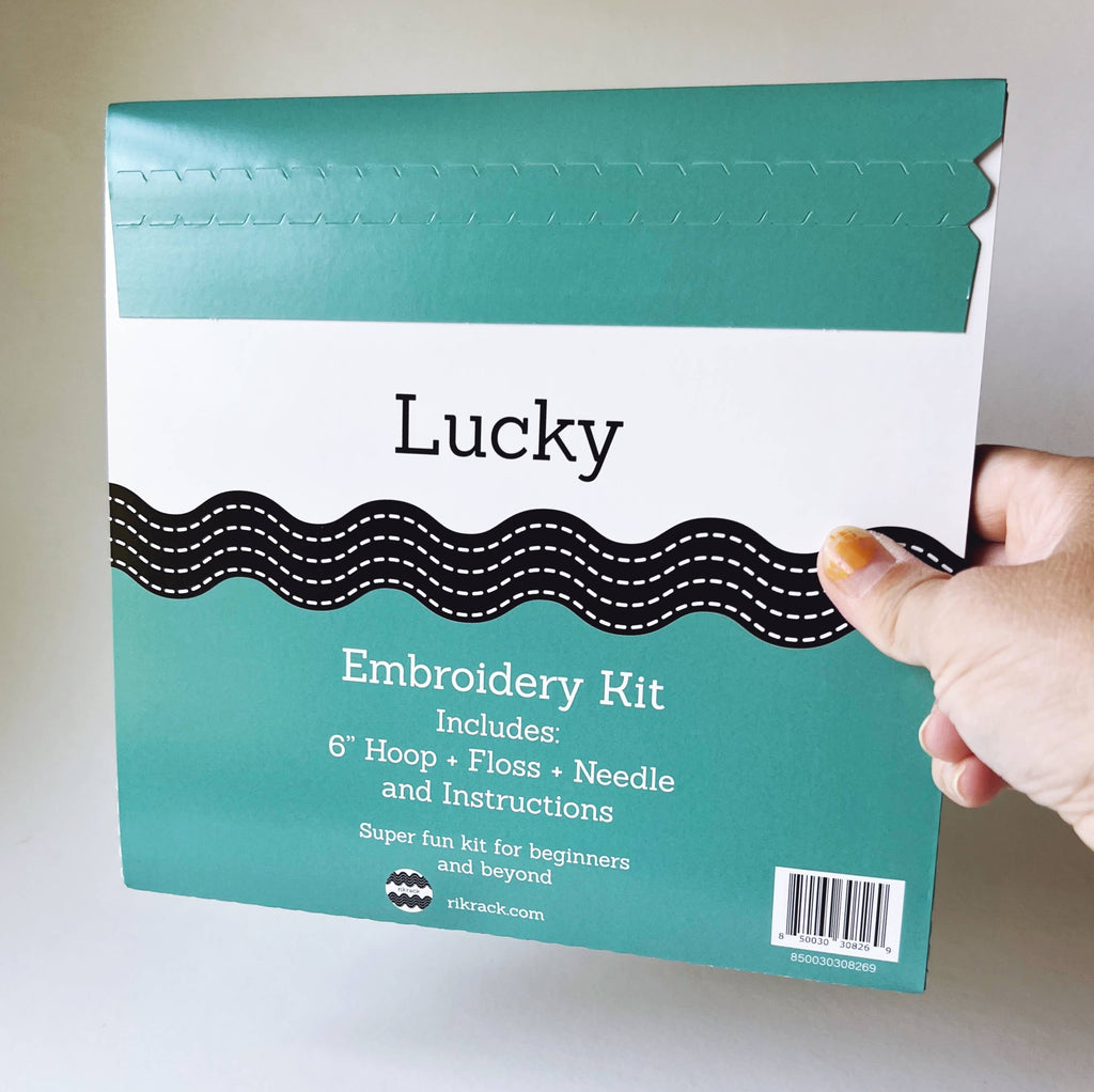 Embroidery Kit - Lucky Horse Shoe - Freshie & Zero Studio Shop