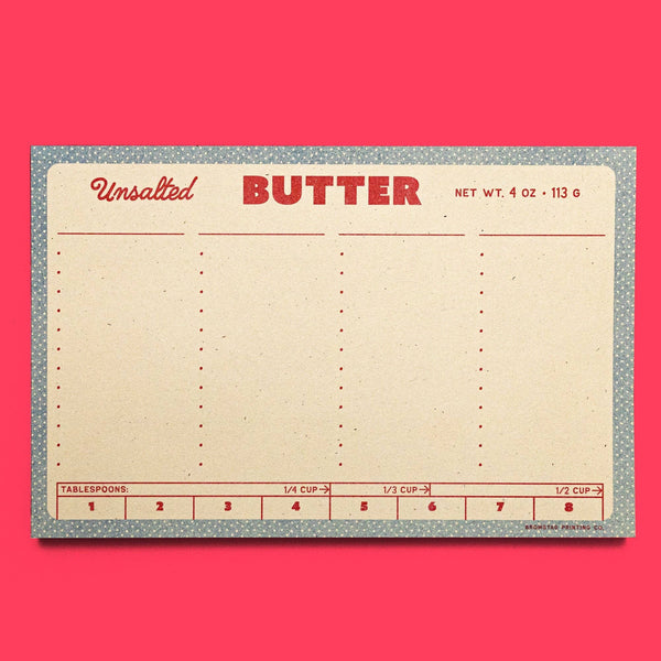 Butter Risograph Notepad - Freshie & Zero Studio Shop
