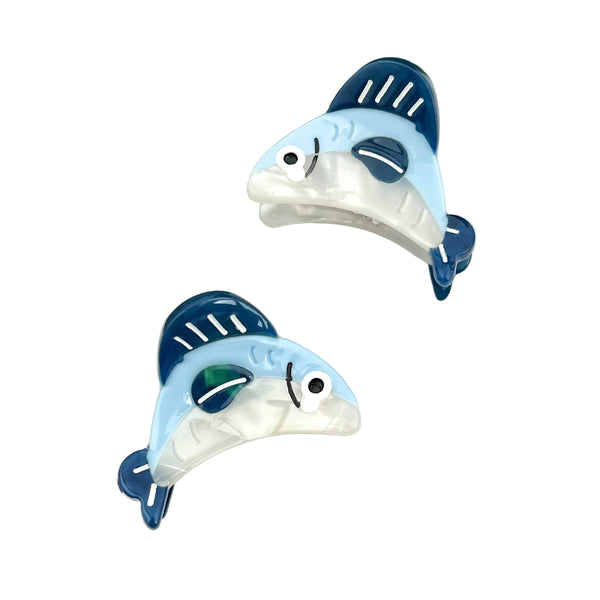 Mini Sardine Hair Claw Clip Set of 2 - Freshie & Zero Studio Shop