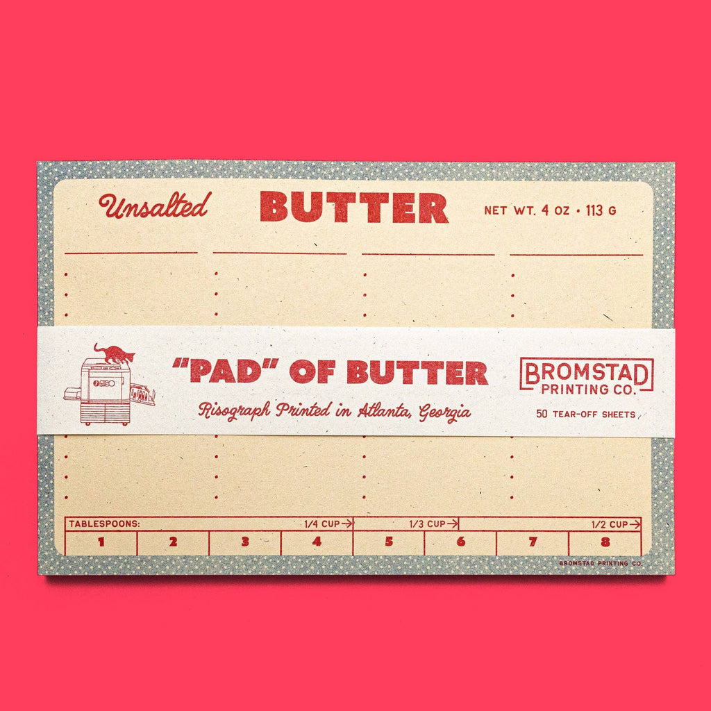 Butter Risograph Notepad - Freshie & Zero Studio Shop