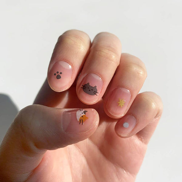 Deco Cats Nail and Paper Stickers - Freshie & Zero Studio Shop