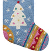 Fair Isle Tree Hook Stocking With Tassels - Freshie & Zero Studio Shop