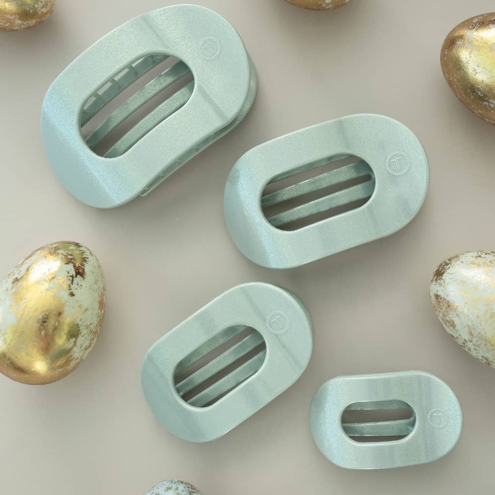 Flat Round Hair Clip | Medium | Dew Drop - Freshie & Zero Studio Shop