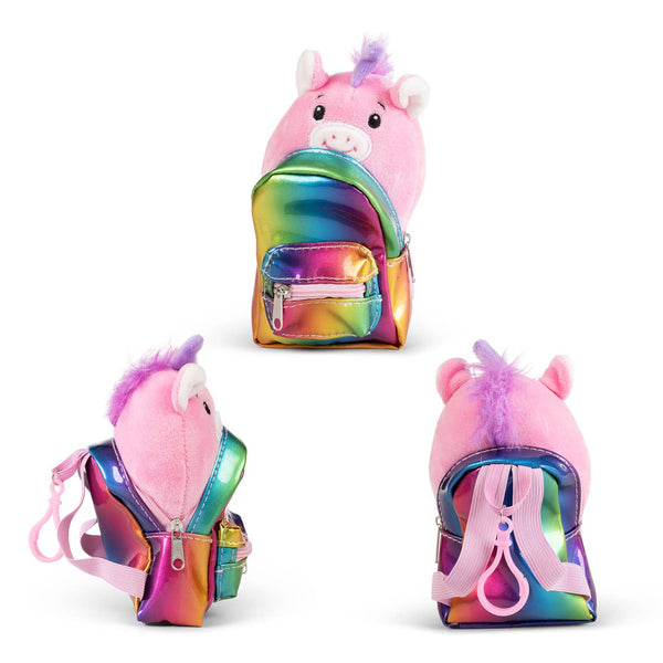 Unicorn Mini Backpack Keyring Bag Charm - Freshie & Zero Studio Shop