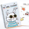 Cool Cat Sticker Collection Album + Sticker Sheet - Freshie & Zero Studio Shop