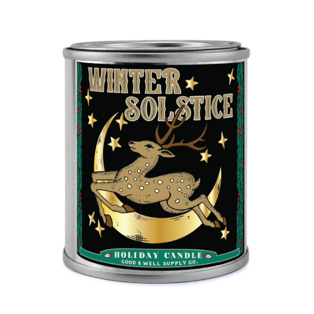 Winter Solstice Joyful Tidings Edition Soy Candle by Good & Well Supply Co. - Freshie & Zero Studio Shop