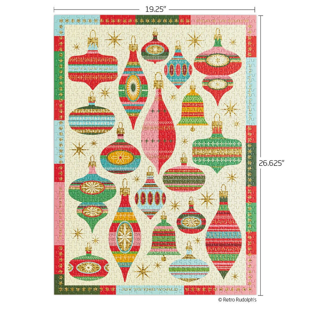 Vintage Ornaments 1000 Piece Jigsaw Puzzle - Freshie & Zero Studio Shop