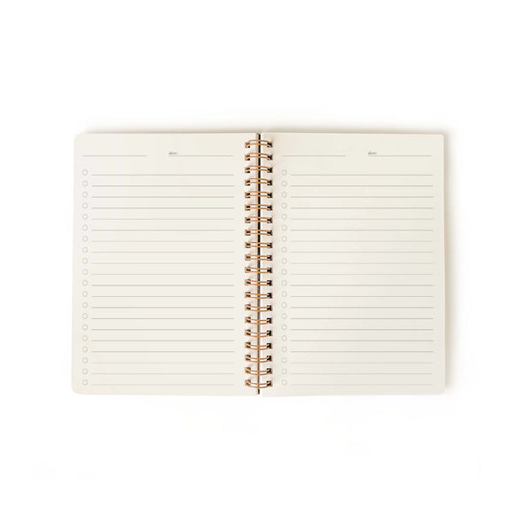 Retro Tile Notebook Journal: List Pages / Small Notebook - Freshie & Zero Studio Shop