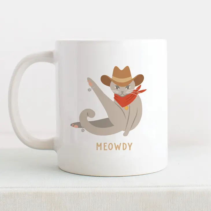 Cowboy Cat Mug - Freshie & Zero Studio Shop