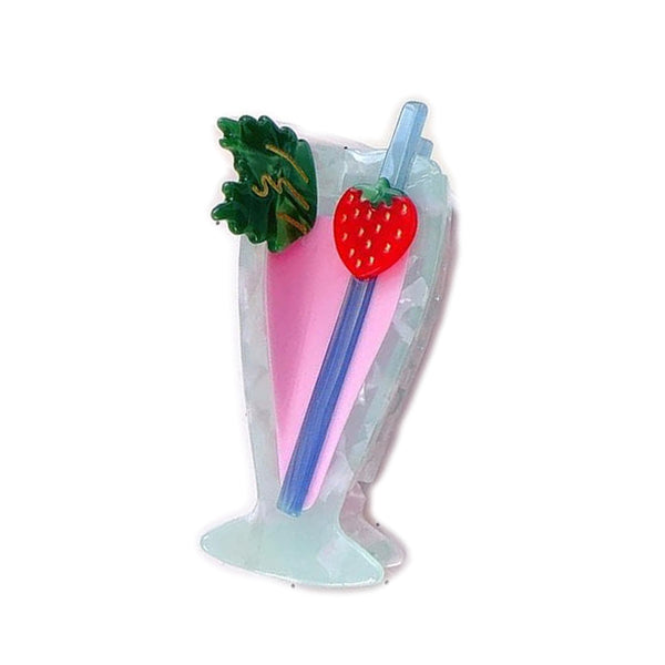 Cocktail Hair Claw Clip: Strawberry Daiquiri - Freshie & Zero Studio Shop
