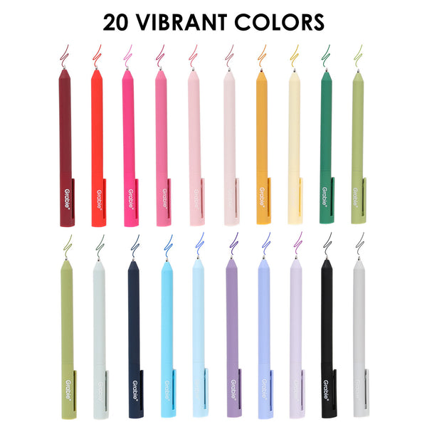 Retractable Vibrant Colors Gel Pens Sold Individually - Freshie & Zero Studio Shop