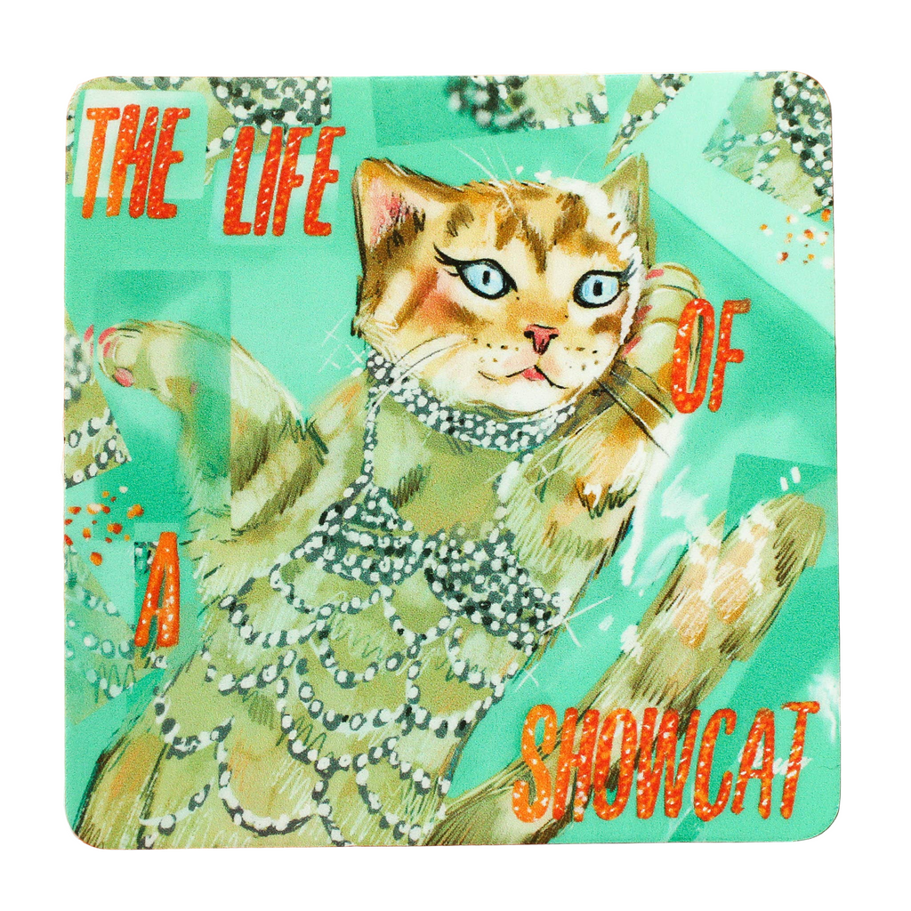 Life Of A Showcat, Swiftiecat Vinyl sticker - Freshie & Zero Studio Shop
