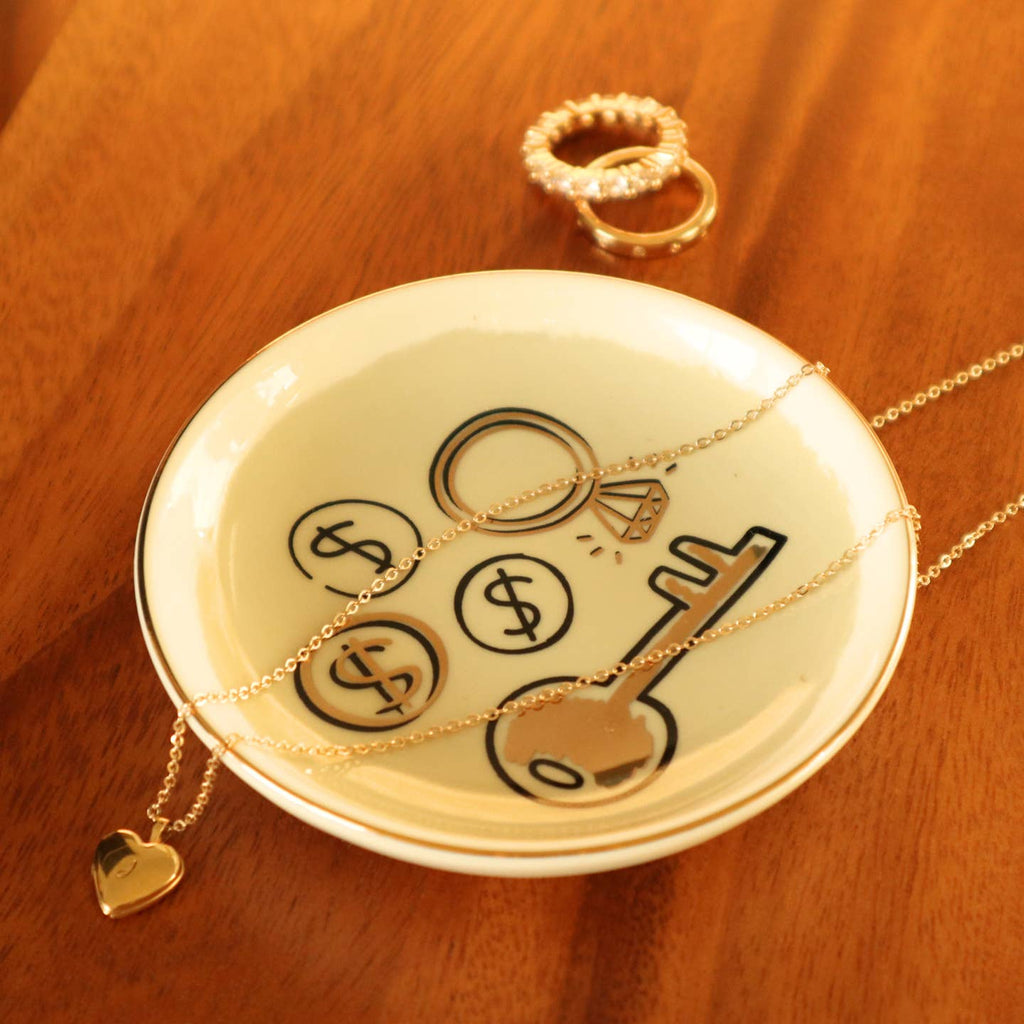 Daily Bling Round Trinket Dish - Freshie & Zero Studio Shop