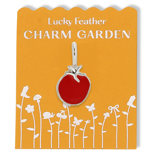 Sterling Silver Plated Tomato Charm - Freshie & Zero Studio Shop