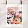 Anissa Riviere 8x10 Signed Art Print: Brunch Party - Freshie & Zero Studio Shop