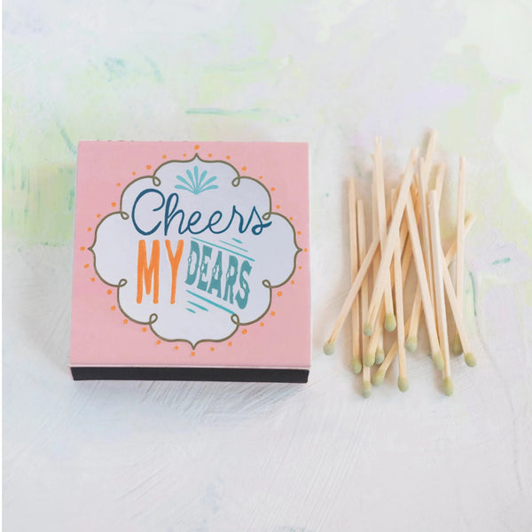 Cheers My Dears Box of Matches - Freshie & Zero Studio Shop