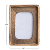Hand Carved Photo Frame - Freshie & Zero Studio Shop