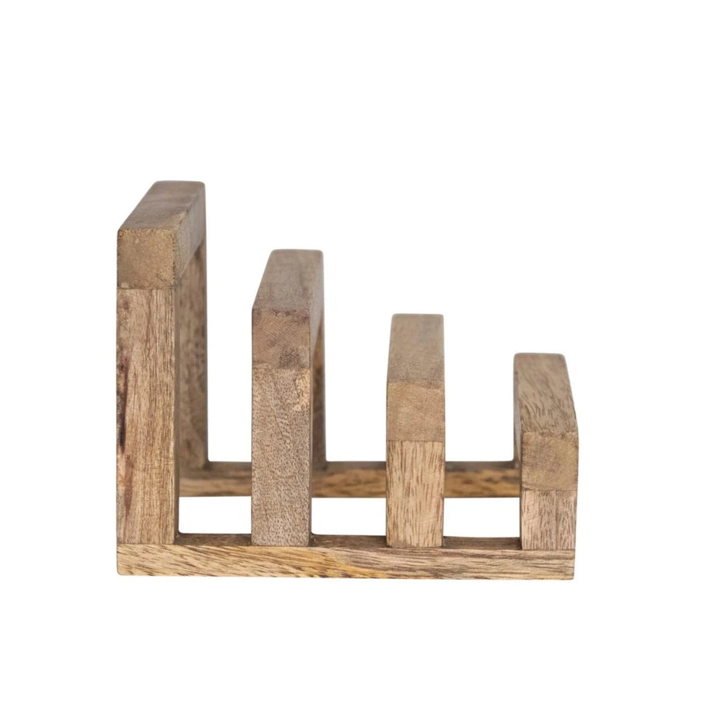 Mango Wood Stand w/ 3 Sections - Freshie & Zero Studio Shop