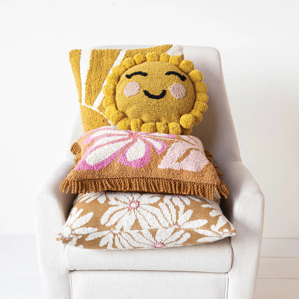 Sun Shaped Hook Pillow - Freshie & Zero Studio Shop