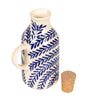 Blue Vine Stoneware Oil Cruet - Freshie & Zero Studio Shop