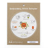 Embroidery Stitch Sampler - Halloween Pumpkin - Freshie & Zero Studio Shop