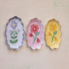 Wavy Floral Trinket Trays - Freshie & Zero Studio Shop