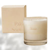 Dilo Palo Santo Candle in a glass holder, handcrafted candle with natural wood scent for relaxation and aromatic ambiance