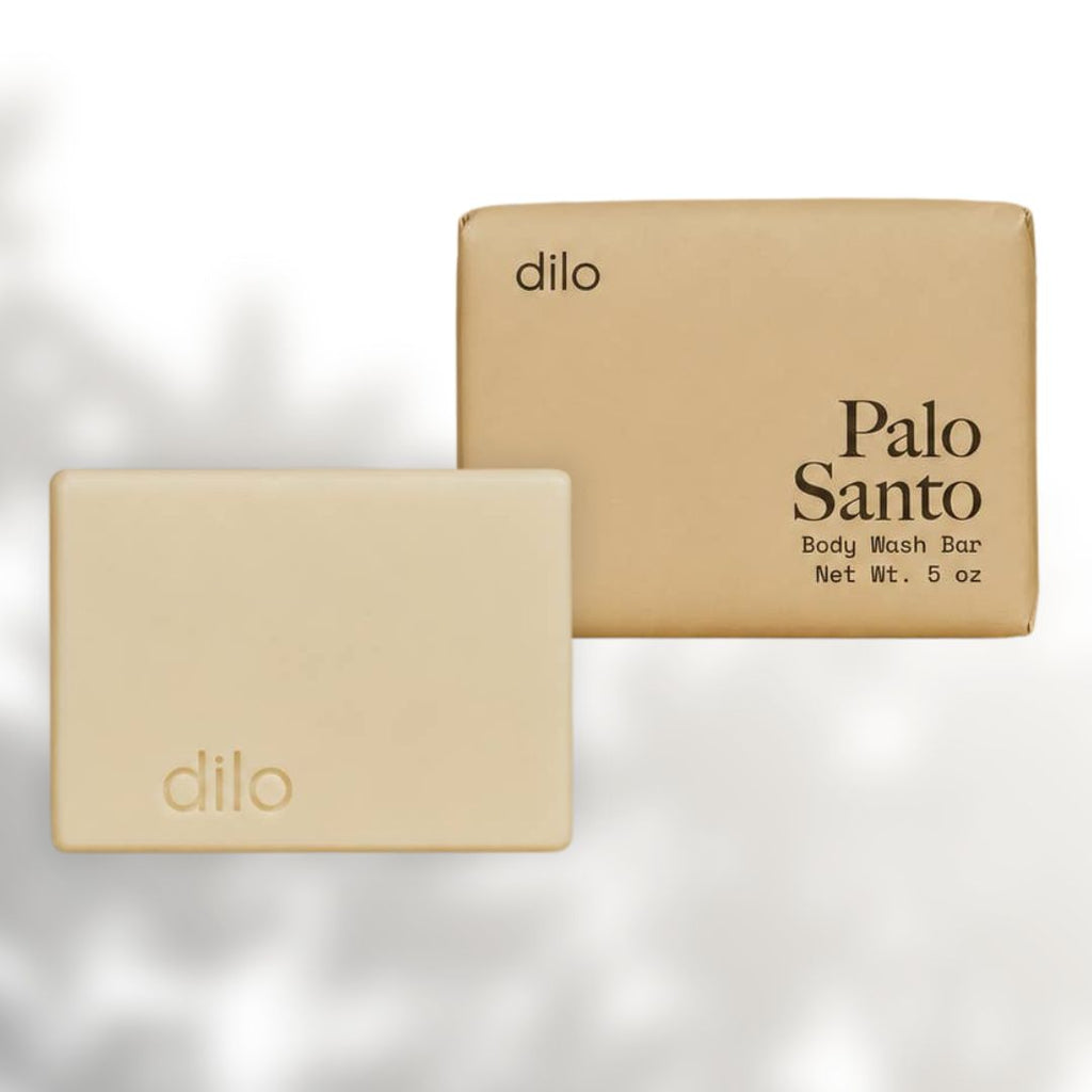 Dilo Palo Santo Body Soap Bar for bath and body, featuring natural soap with Palo Santo scent and ingredients.