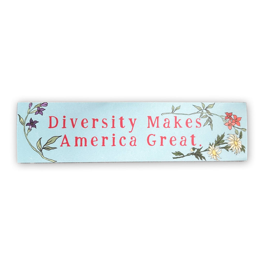 Diversity Makes America Great Vinyl Sticker - Freshie & Zero Studio Shop