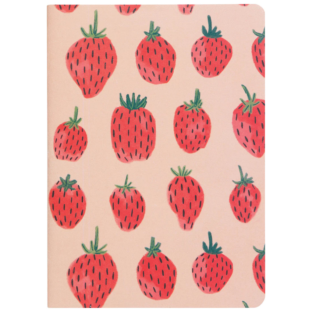 Notebook + Pencil Pouch Set - Strawberry - Freshie & Zero Studio Shop