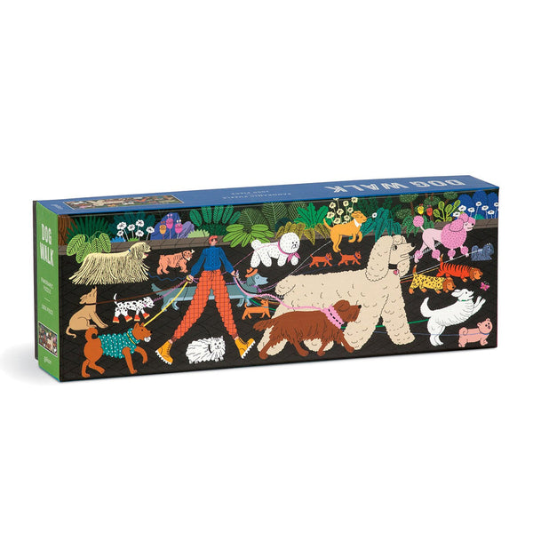 Dog Walk 1000 Piece Panoramic Jigsaw Puzzle - Freshie & Zero Studio Shop