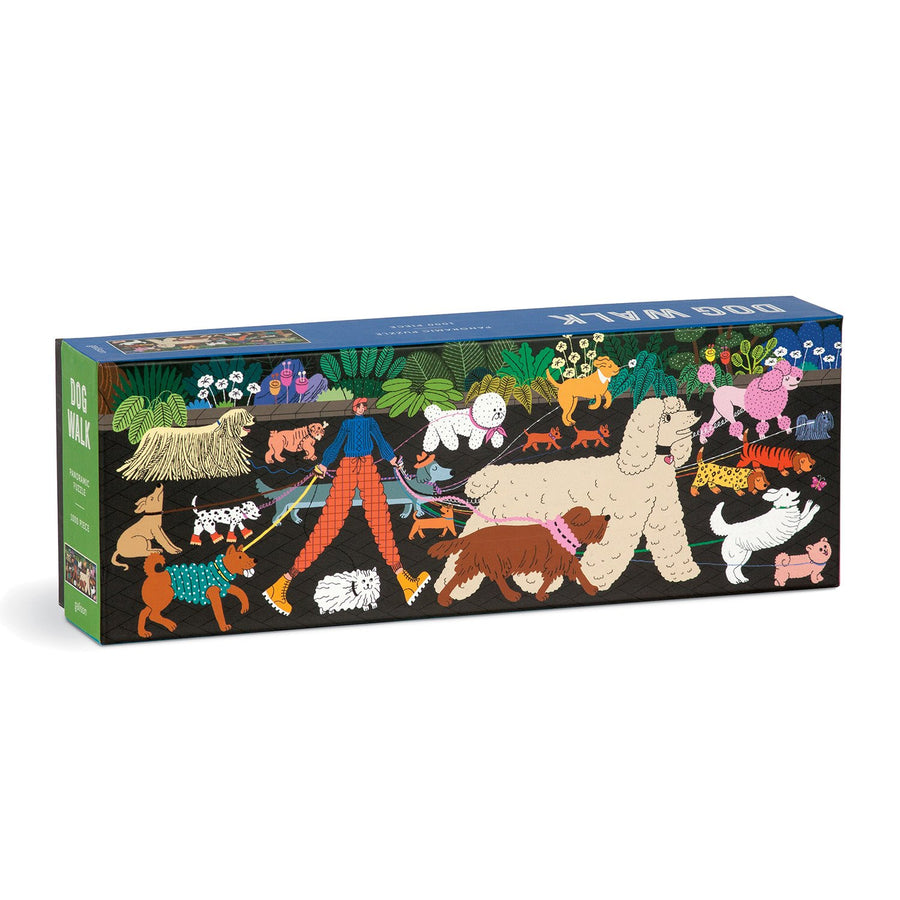 Dog Walk 1000 Piece Panoramic Jigsaw Puzzle - Freshie & Zero Studio Shop