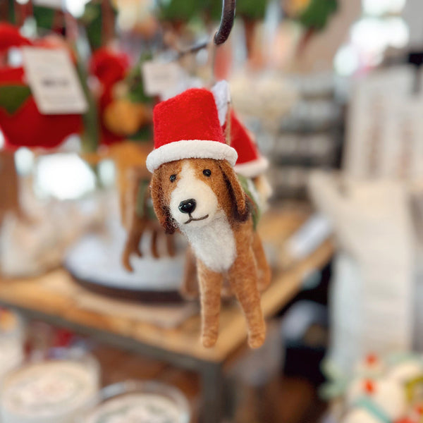 Holiday Outfit Dog Ornaments - Freshie & Zero Studio Shop