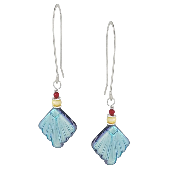 Medina Tile Earrings - purple - Freshie & Zero Studio Shop