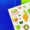 Berry Matcha Bliss Sticker Sheet by Pipsticks - Freshie & Zero Studio Shop