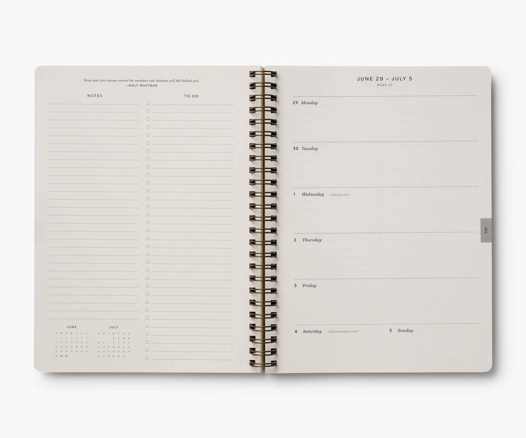 2026 Dahlia 12-Month Softcover Spiral Planner - Freshie & Zero Studio Shop