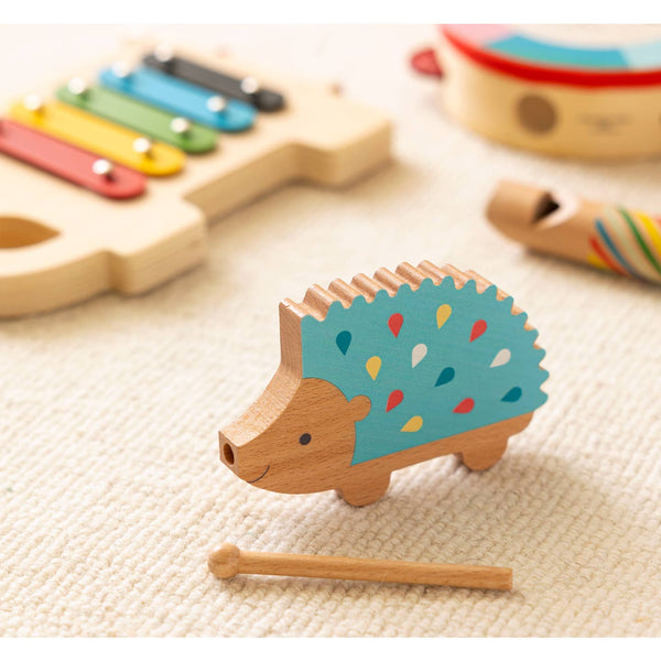 Happy Hedgehog Toddler Percussion Instrument - Freshie & Zero Studio Shop