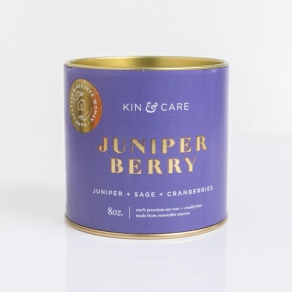 Candle by Kin & Care:  Juniper Berry - Freshie & Zero Studio Shop